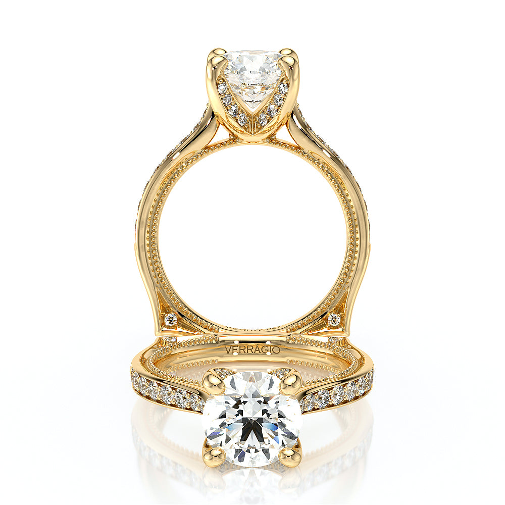 Verragio Halo Round Engagement Ring