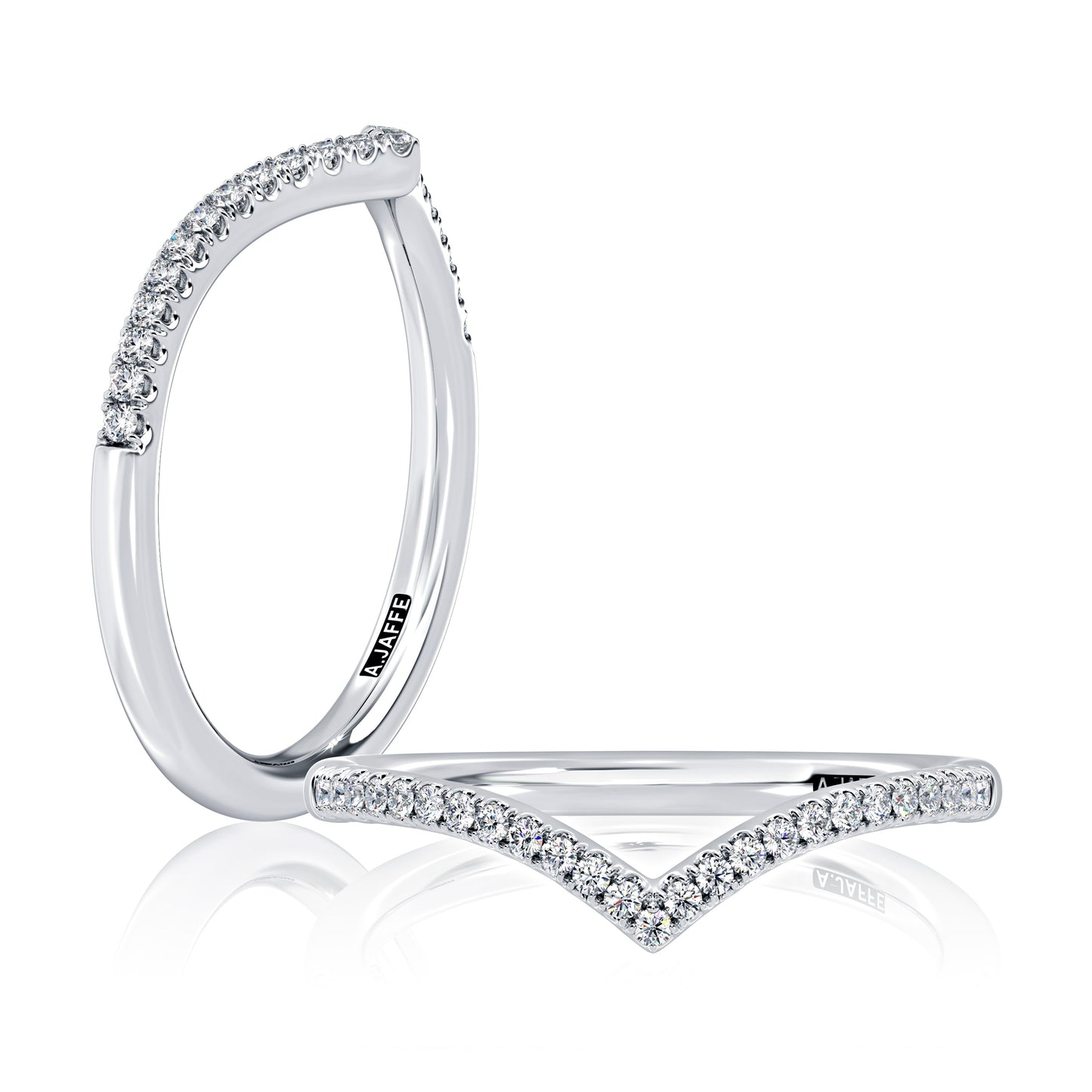 Curved Diamond Wedding Band WRC1254HB/13