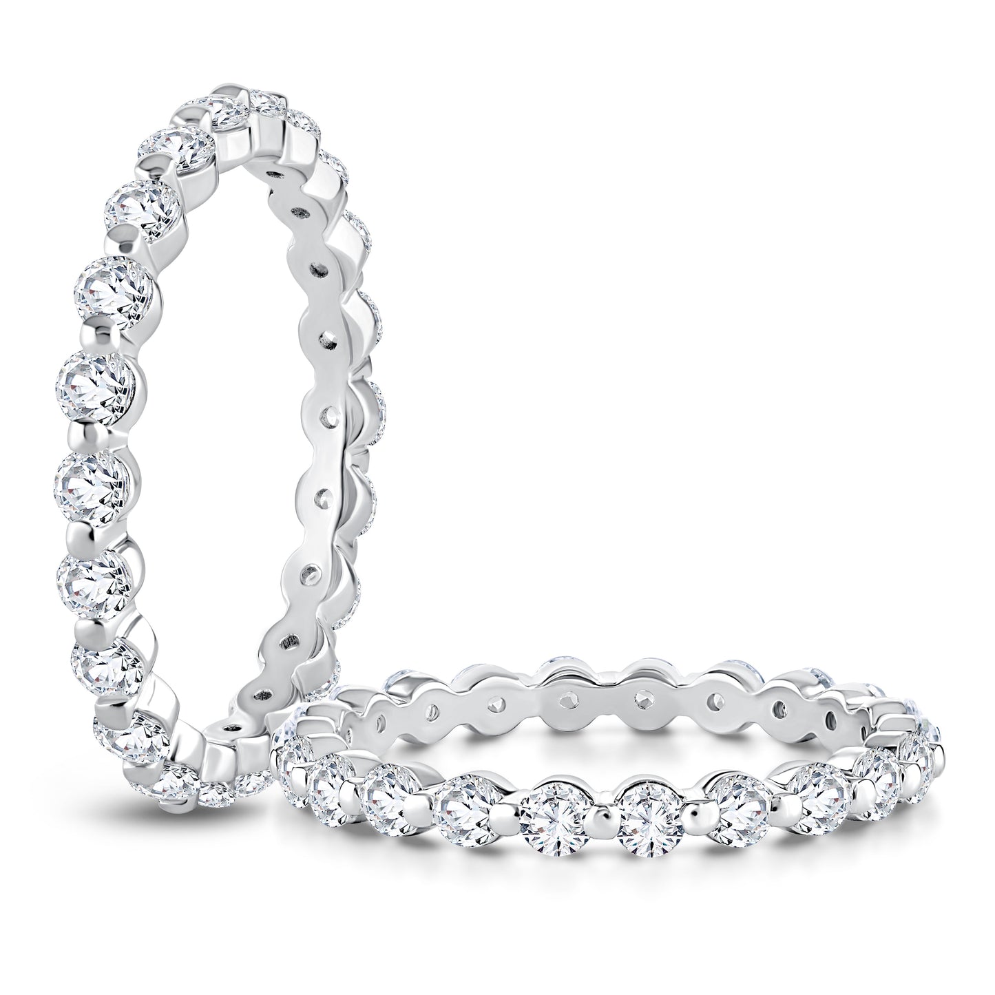 Eternity Single Shared Prong Diamond Wedding Band WRRDL1243E/105
