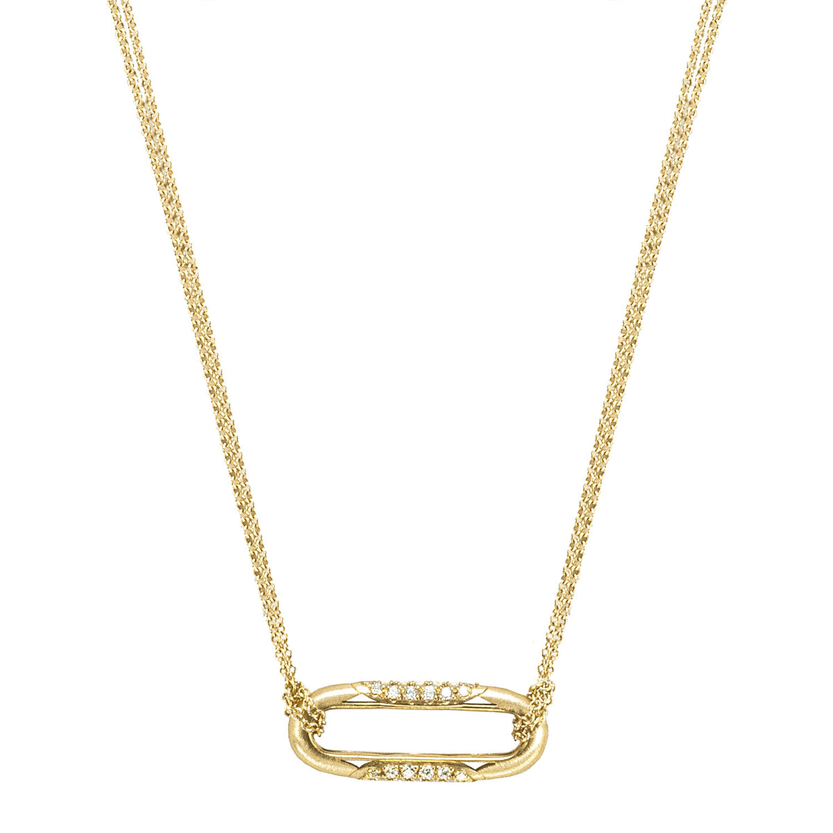Link Pendant, Diamond