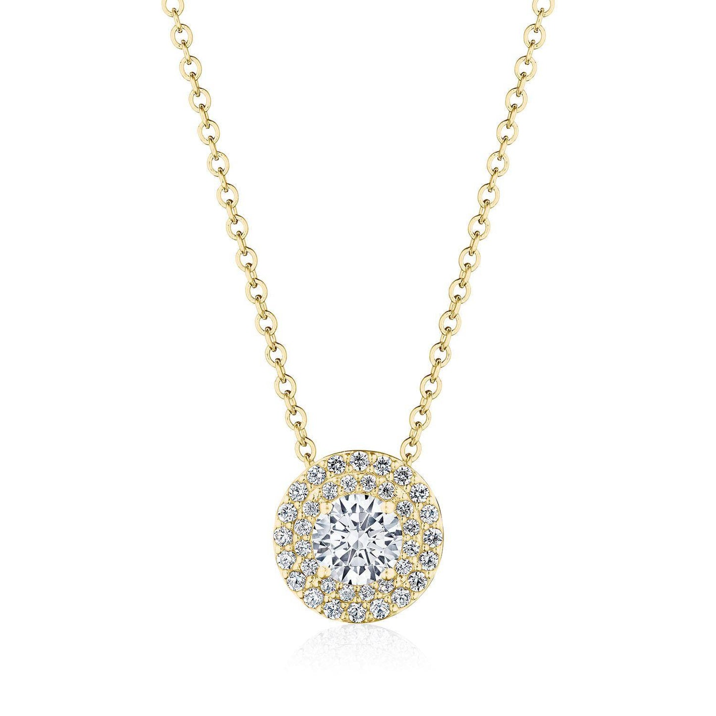 17" Double Bloom Diamond Necklace