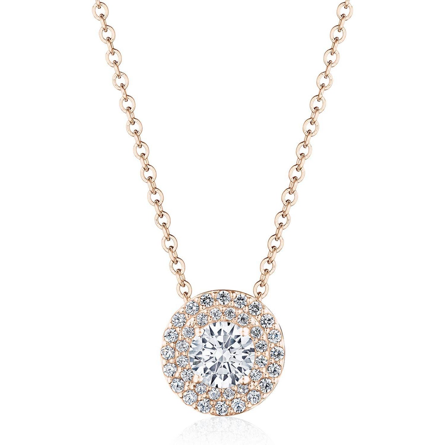 17" Double Bloom Diamond Necklace