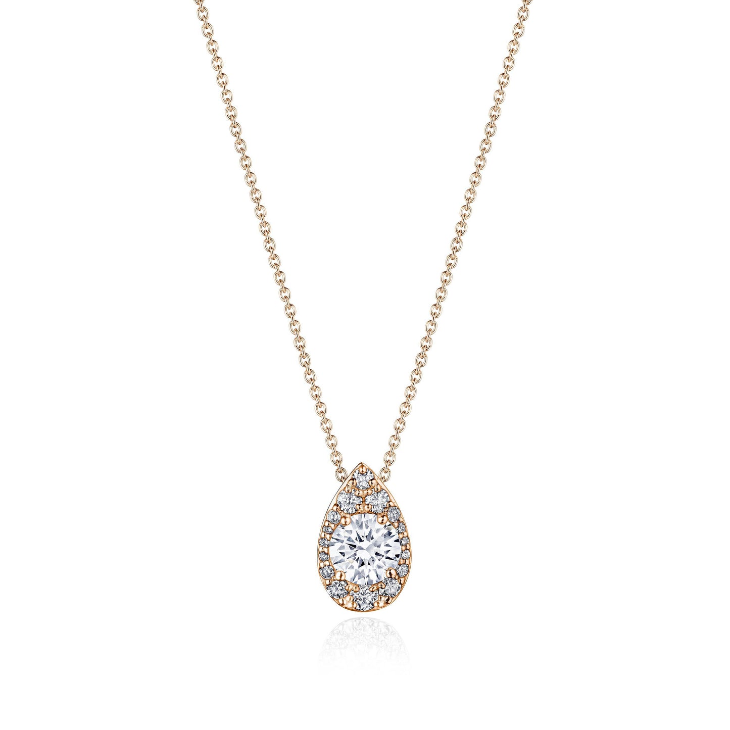 17" Pear Bloom Diamond Necklace