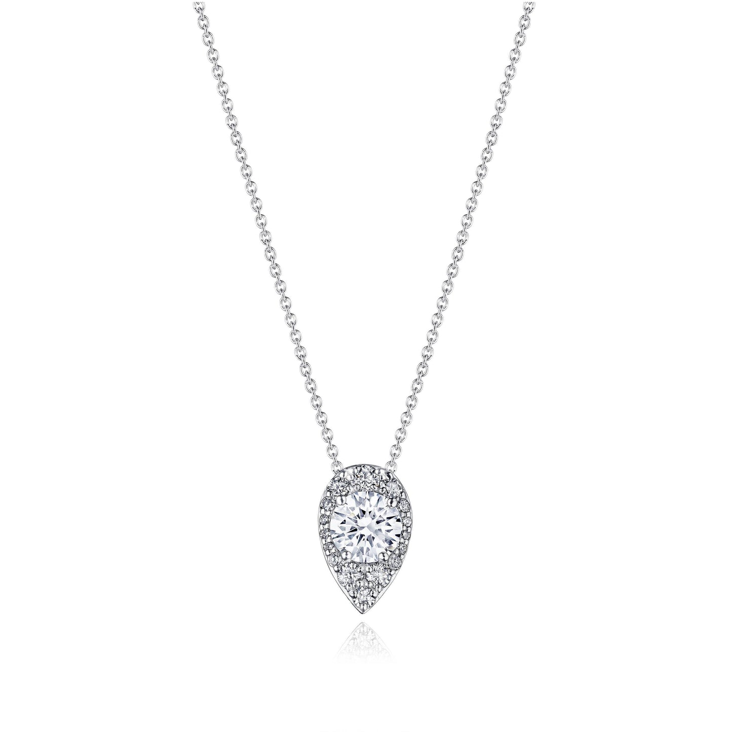 17" Pear Bloom Diamond Necklace