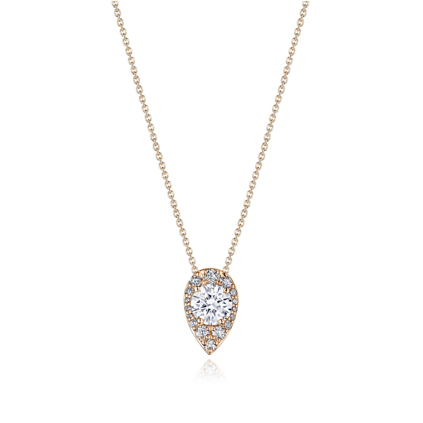 17" Pear Bloom Diamond Necklace