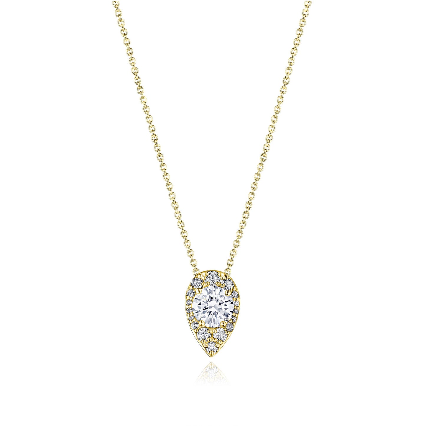 17" Pear Bloom Diamond Necklace