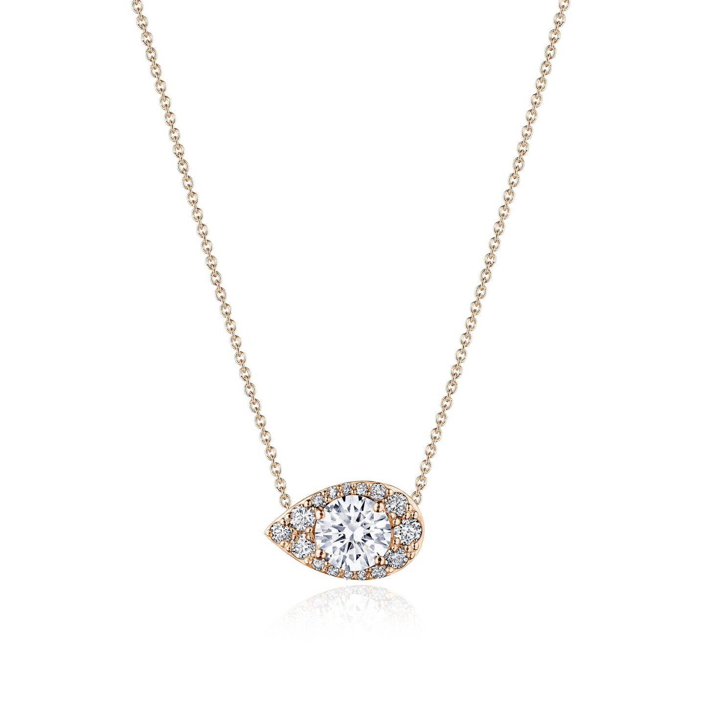 17" Pear Bloom Diamond Necklace