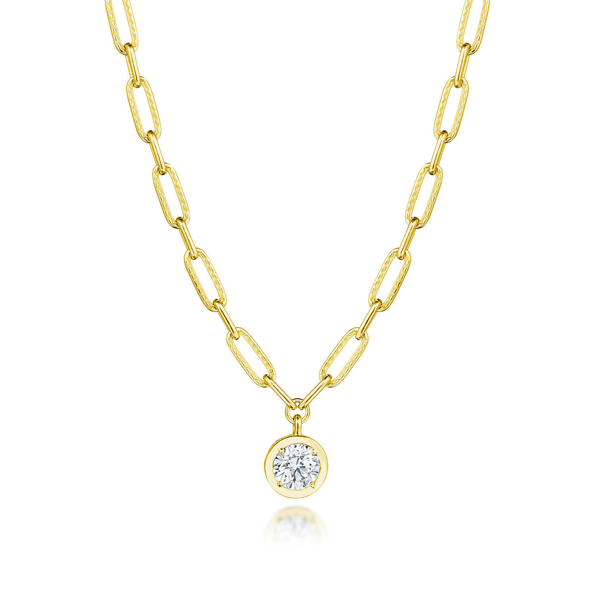 Petite Diamond Link Necklace - 1.54ct