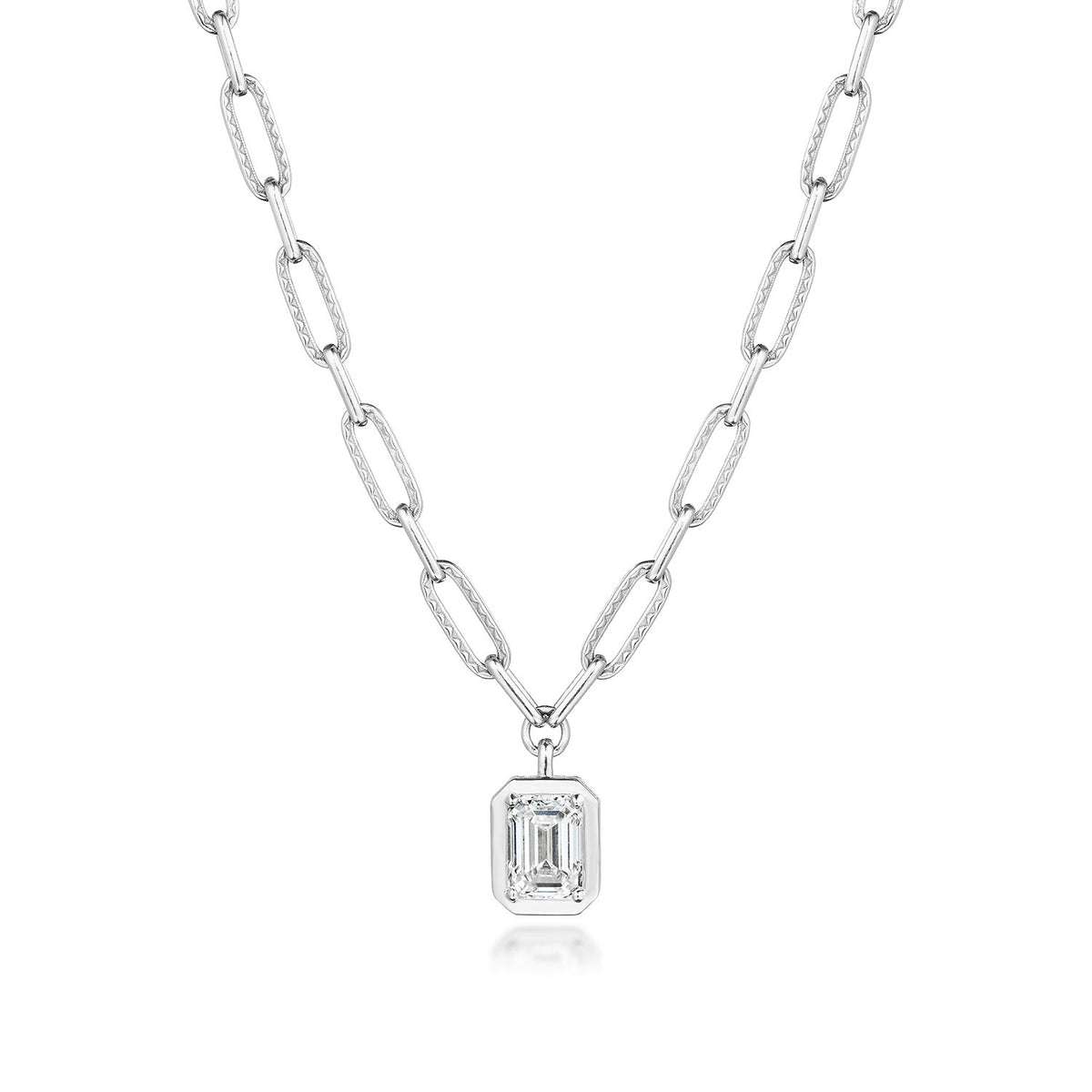 Petite Diamond Link Necklace - 1.54ct