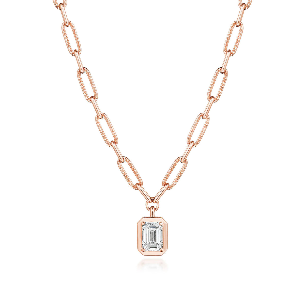 Petite Diamond Link Necklace - 1.54ct