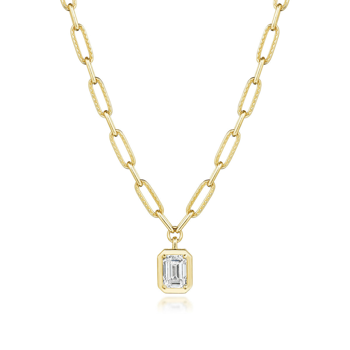 Petite Diamond Link Necklace - 1.54ct