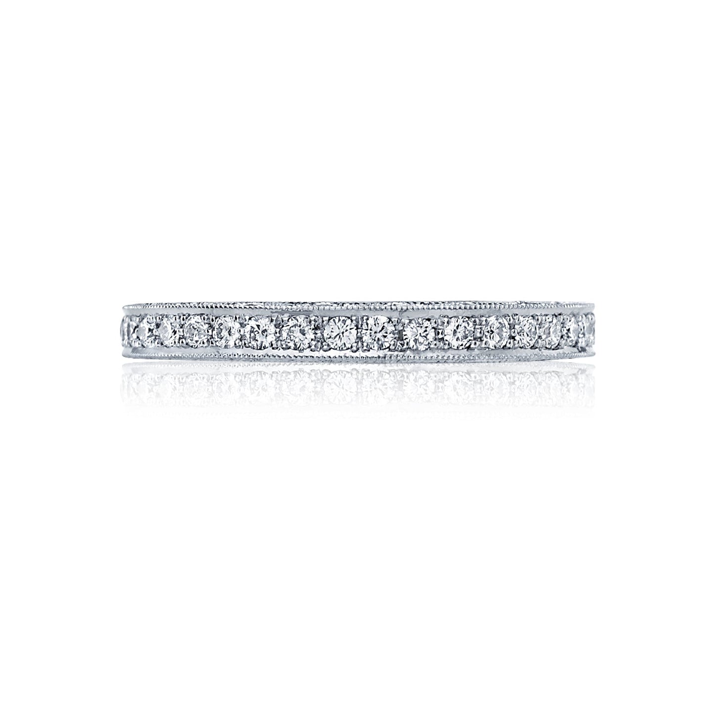 Tacori Blooming Beauties 18k White Gold Diamond Wedding Band (0.68 CTW)