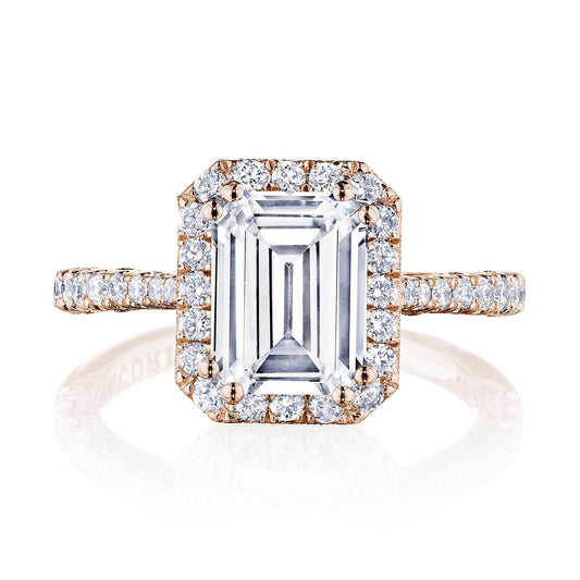 Emerald Bloom Engagement Ring