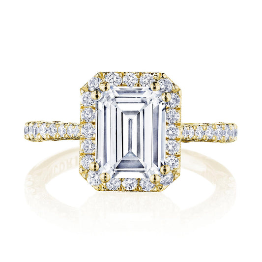 Emerald Bloom Engagement Ring