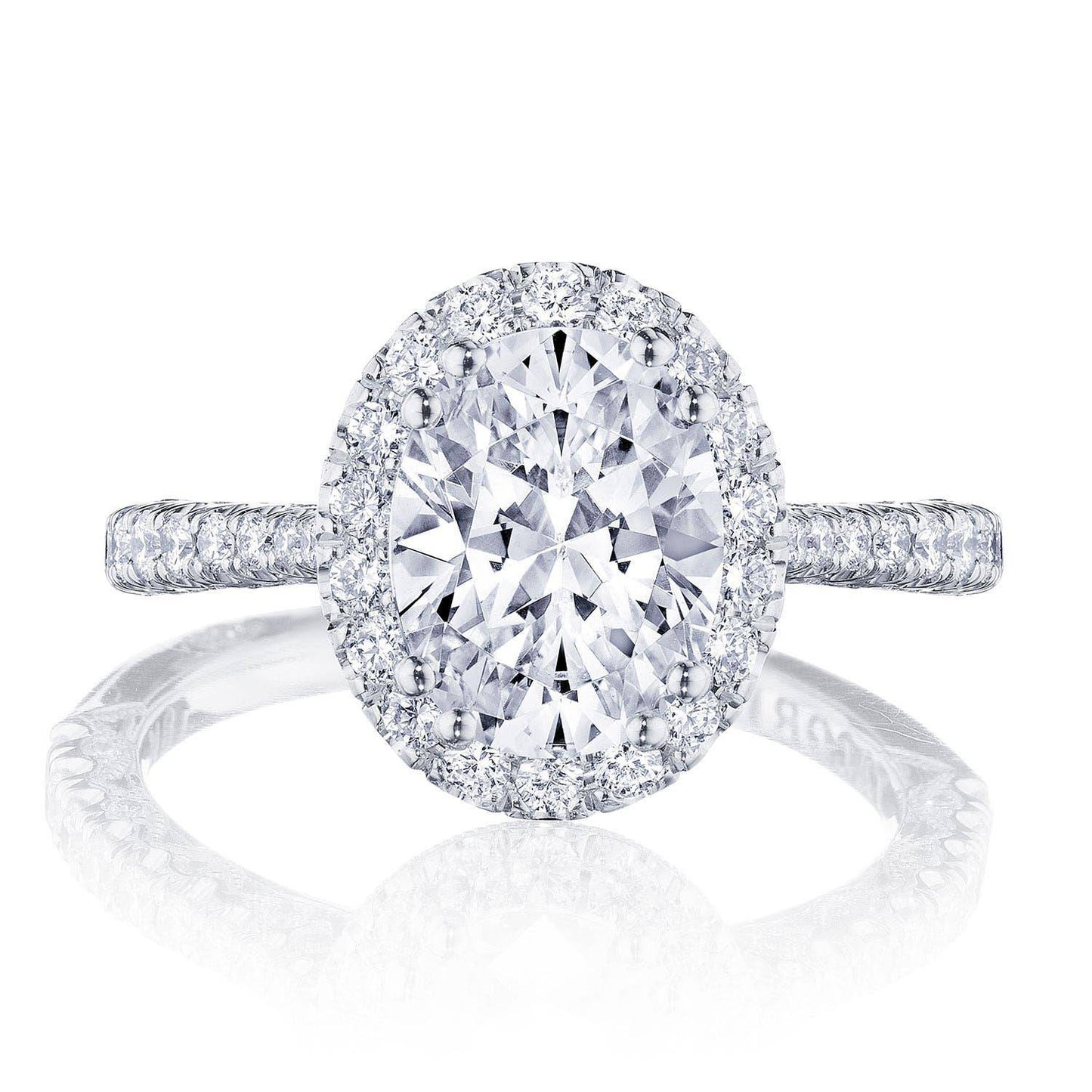 Oval Bloom Engagement Ring