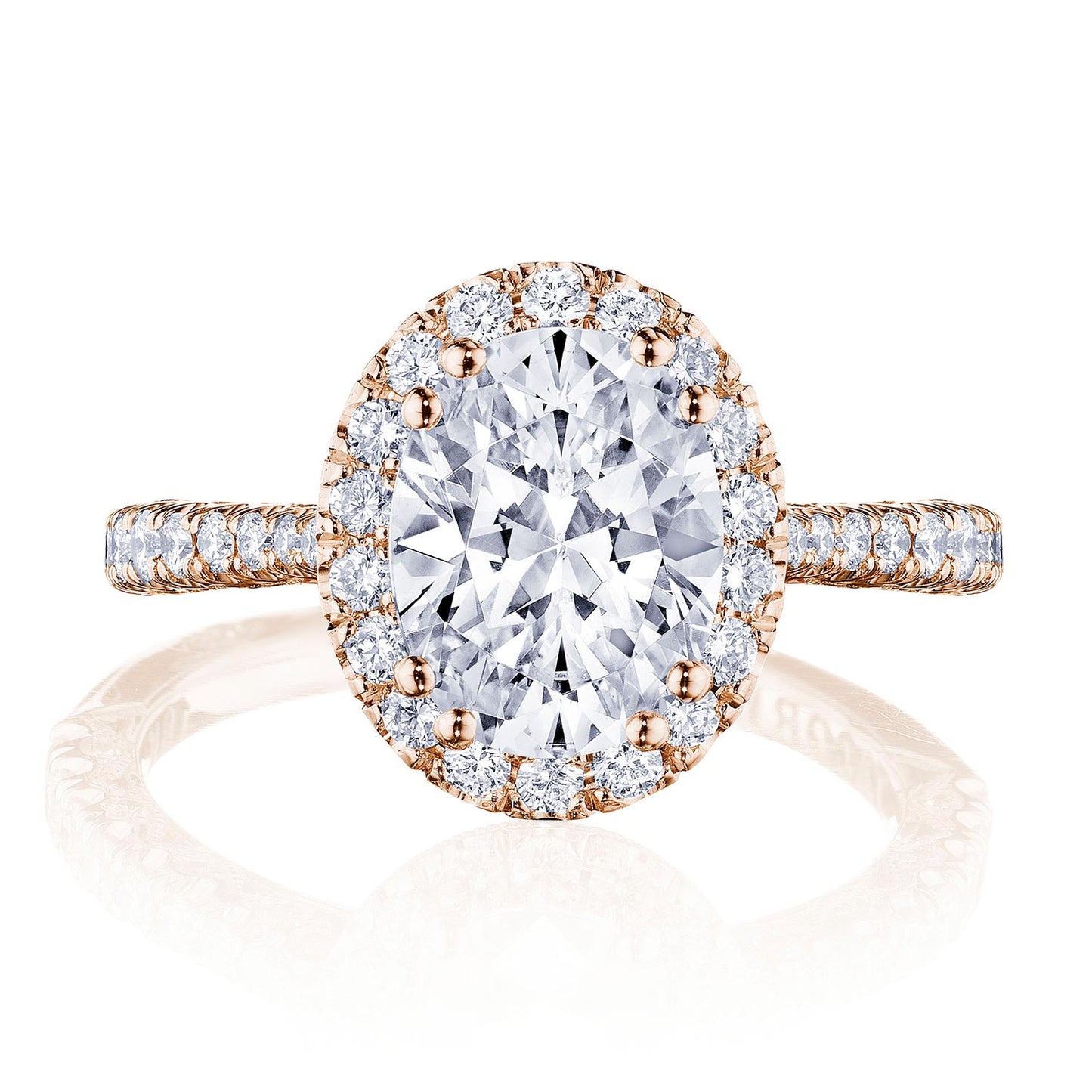 Oval Bloom Engagement Ring