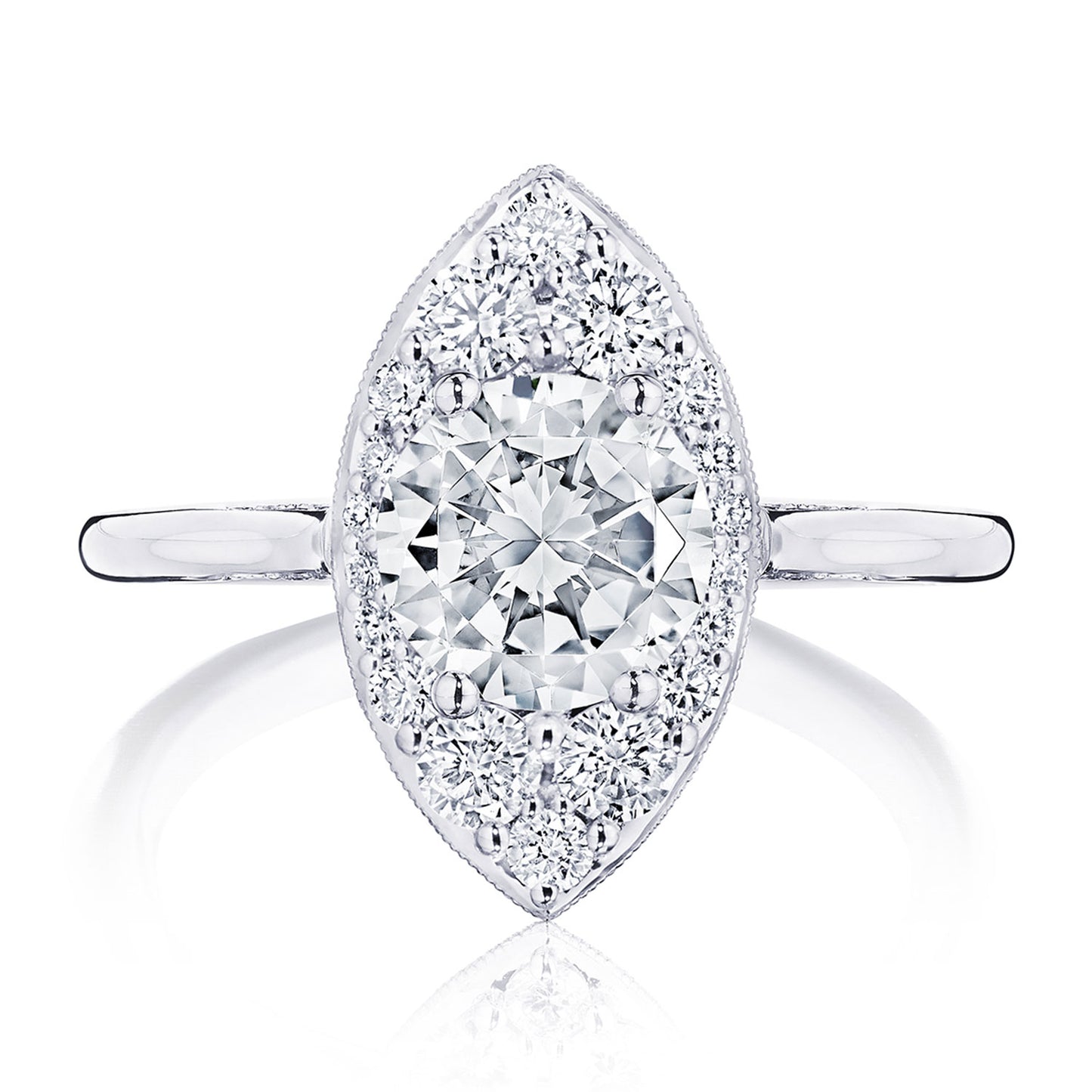 Round Bloom Engagement Ring
