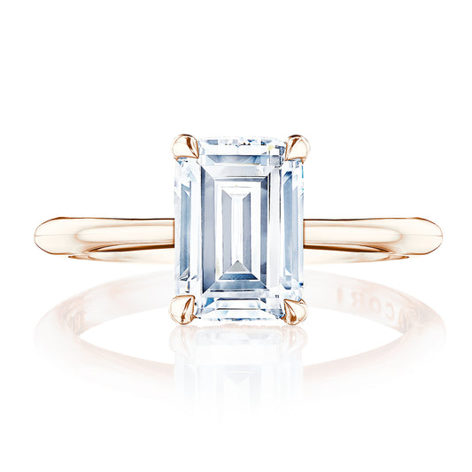 Emerald Solitaire Engagement Ring