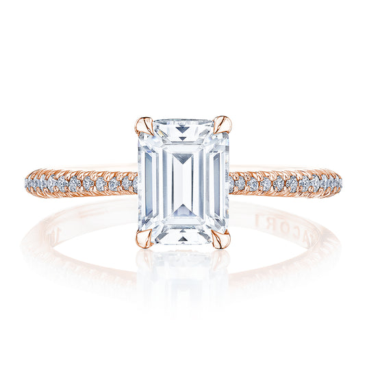 Emerald Solitaire Engagement Ring