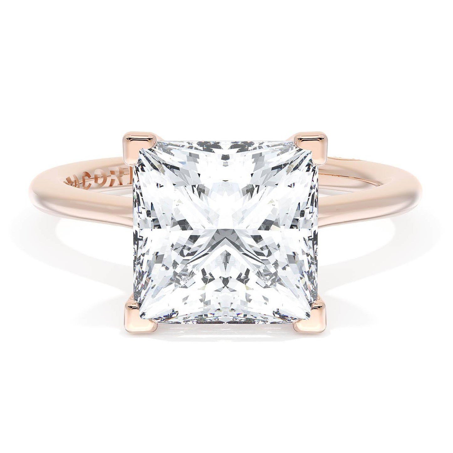 Princess Solitaire Engagement Ring