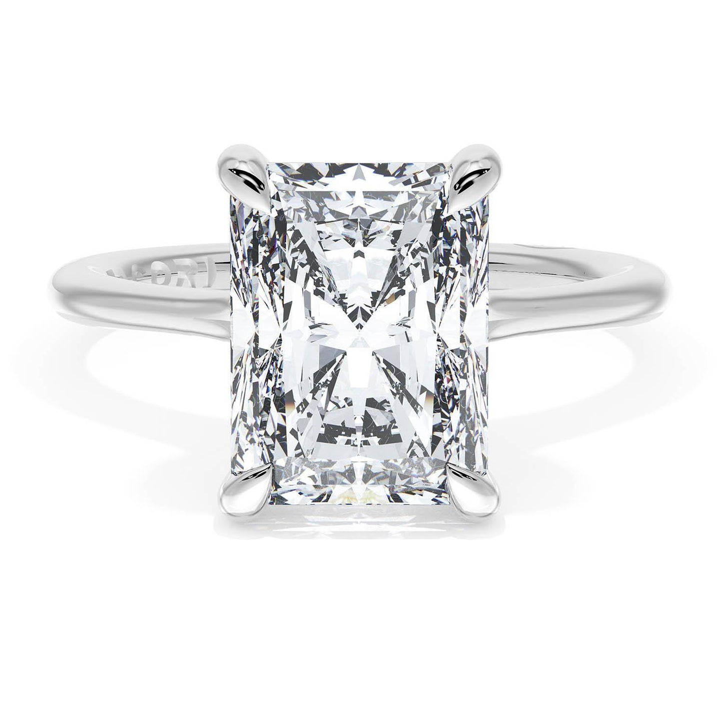 Radiant Solitaire Engagement Ring