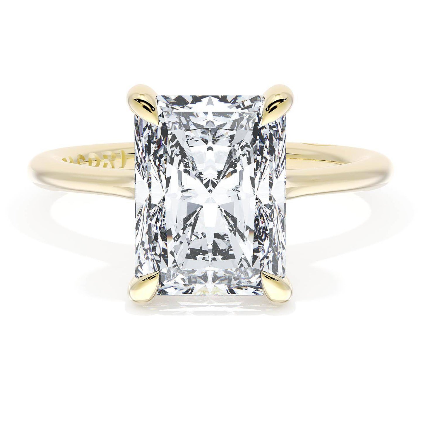 Radiant Solitaire Engagement Ring