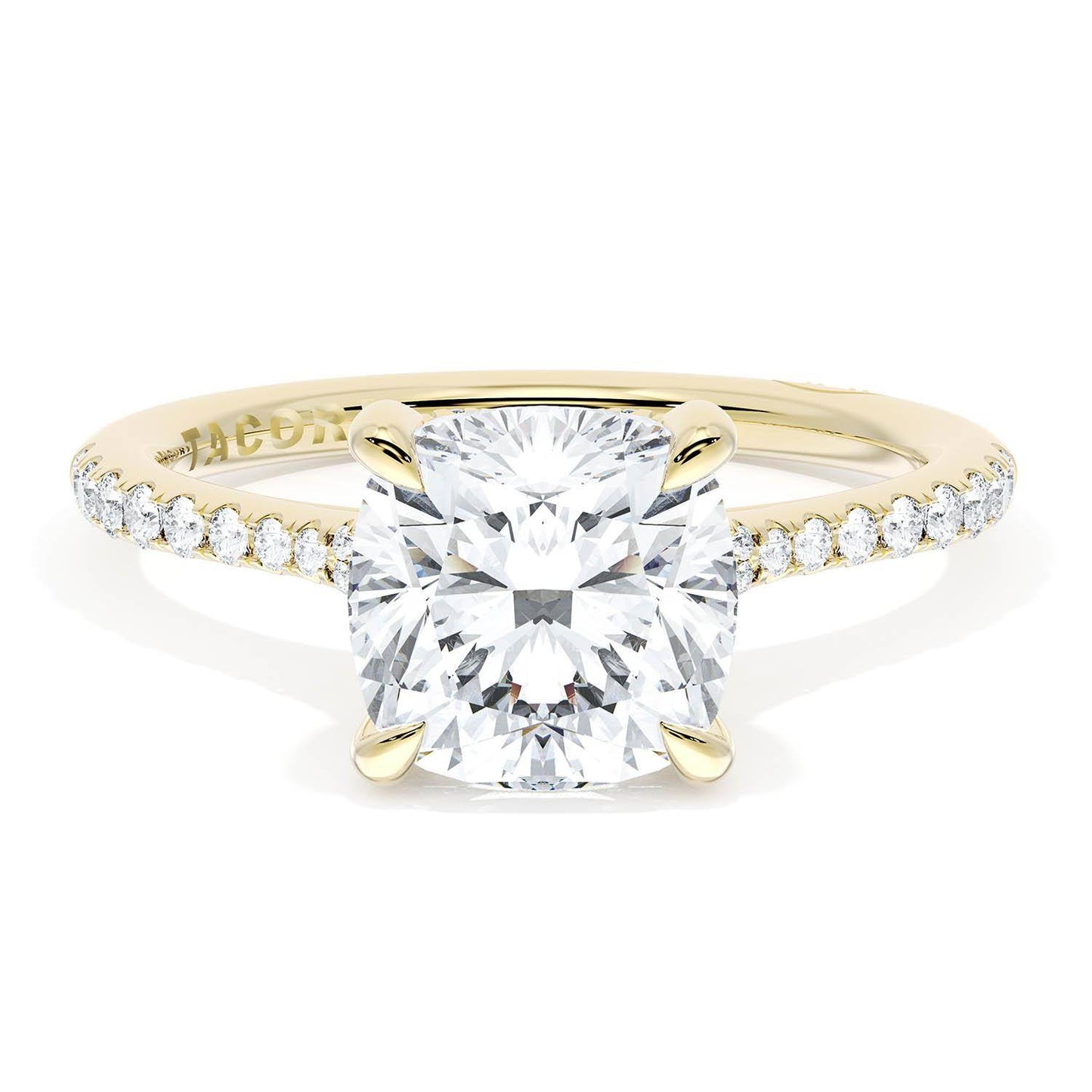 Cushion Solitaire Engagement Ring