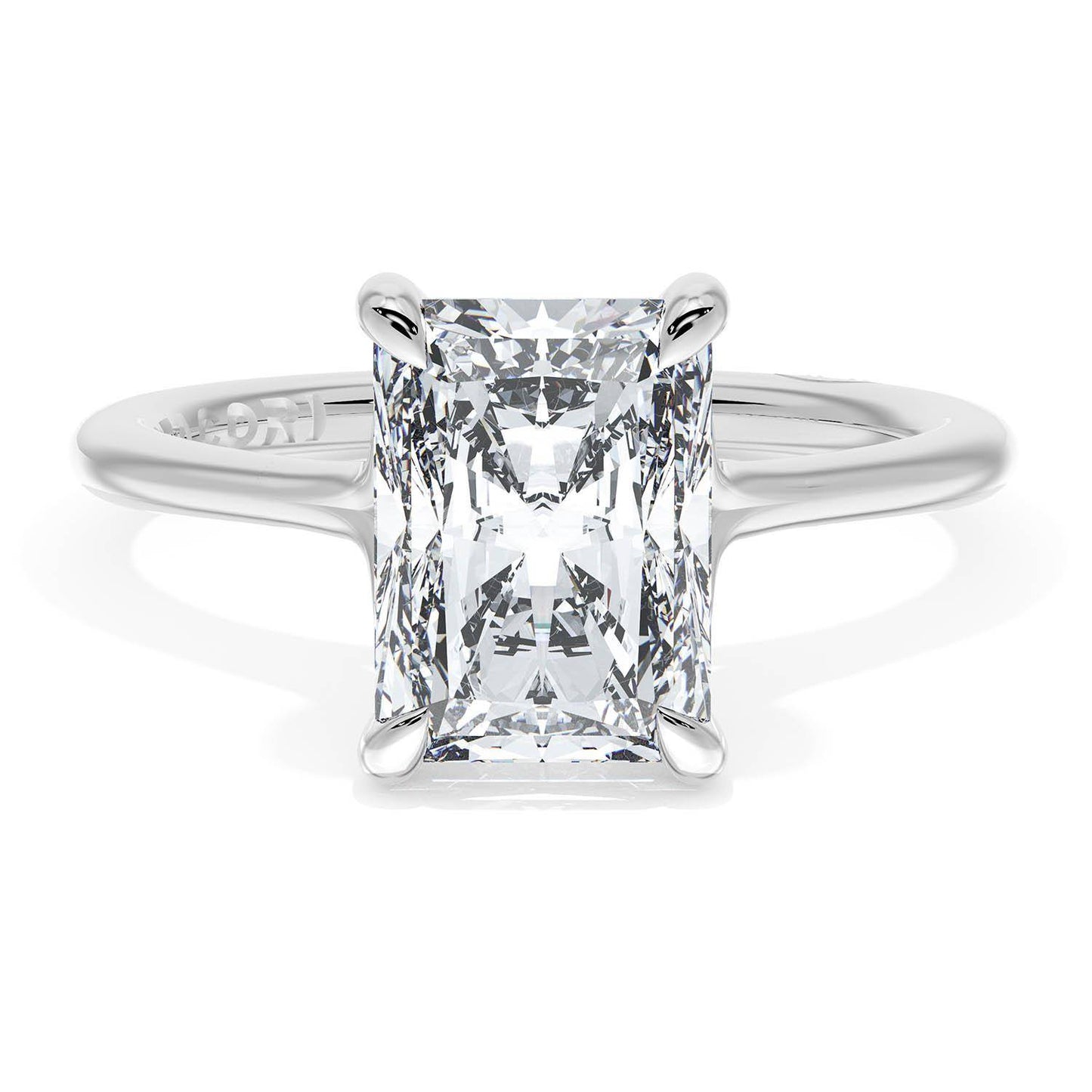 Radiant Solitaire Engagement Ring