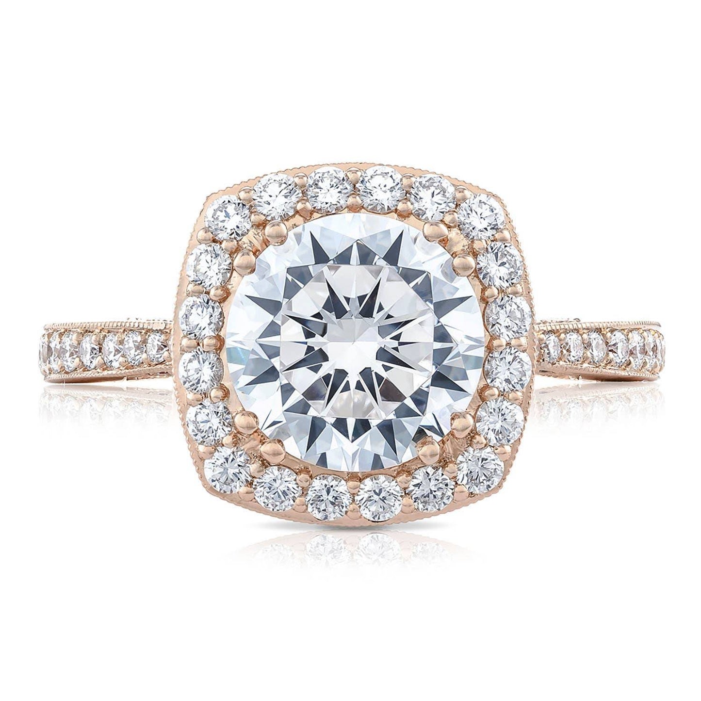 Round Bloom Engagement Ring