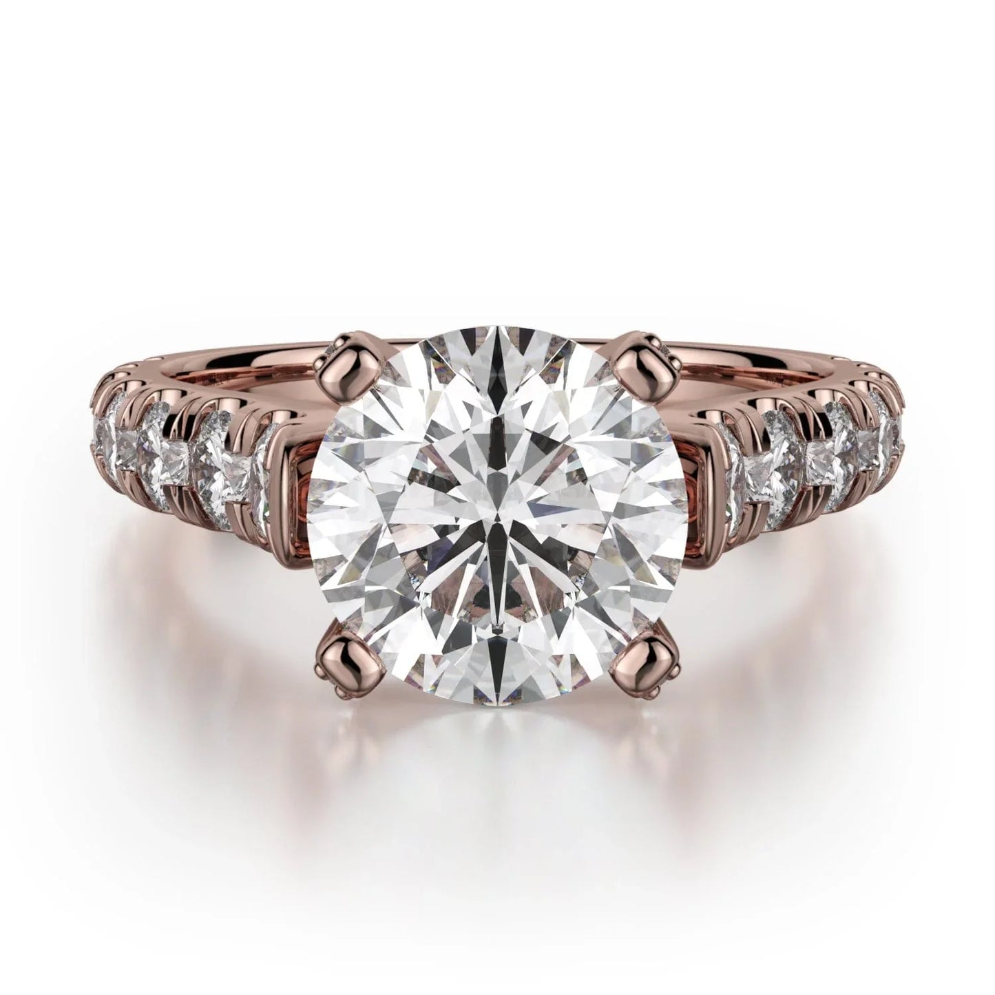 MICHAEL M Engagement Rings 18K Rose Gold Europa R255-2 R255-2RG