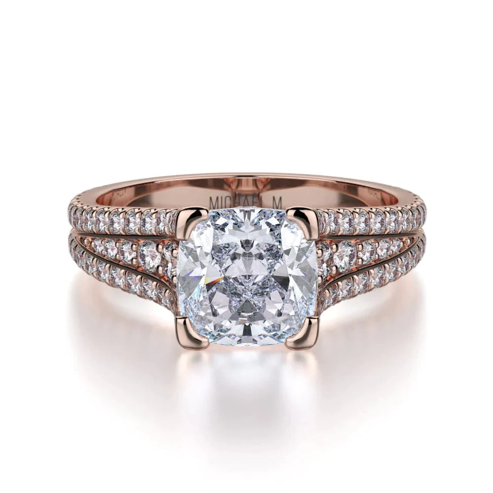 MICHAEL M Engagement Rings 18K Rose Gold Loud R744-2 R744-2RG