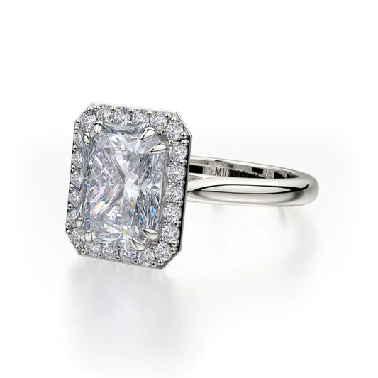 Michael M Prong Radiant Engagement Ring