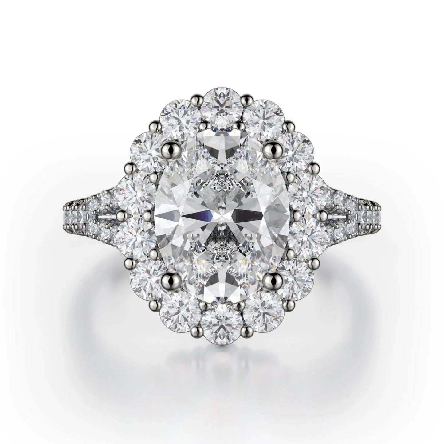 MICHAEL M Engagement Rings 18K White Gold Defined R779-2.5 R779-2.5WG