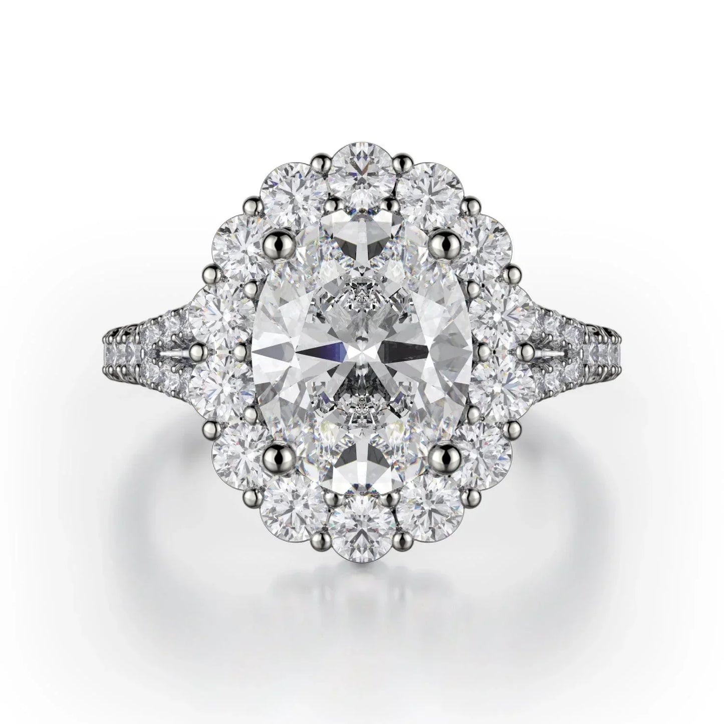MICHAEL M Engagement Rings 18K White Gold Defined R779-2.5 R779-2.5WG