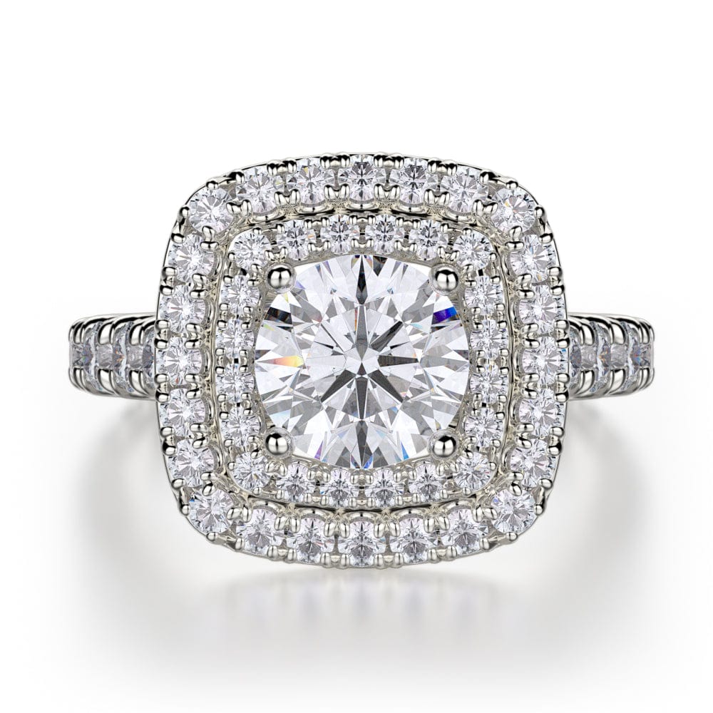 MICHAEL M Engagement Rings 18K White Gold Loud R719-1.5 R719-1.5WG