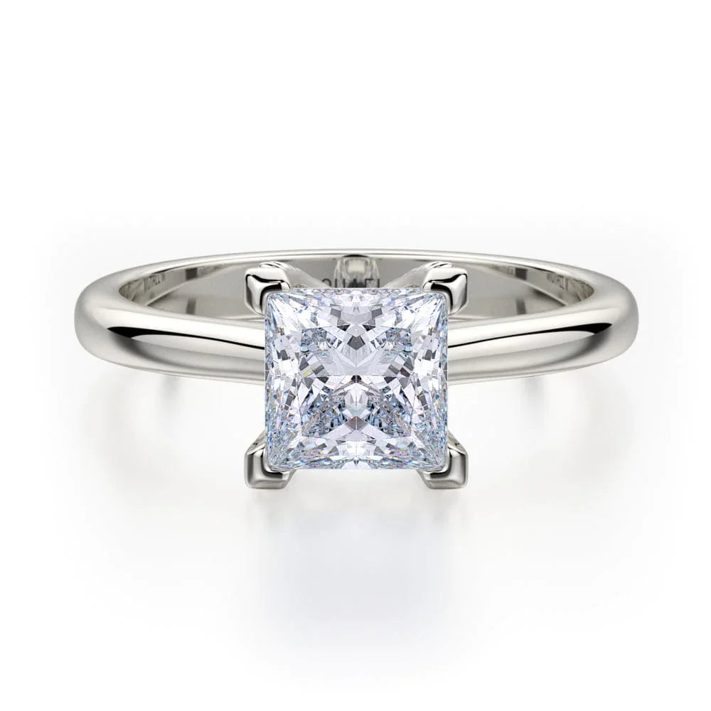 Michael M Solitaire Princess Engagement Ring