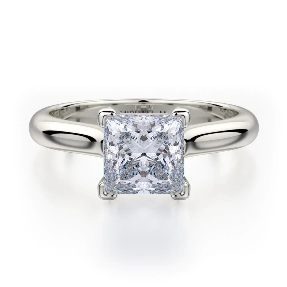 Michael M Solitaire Princess Engagement Ring