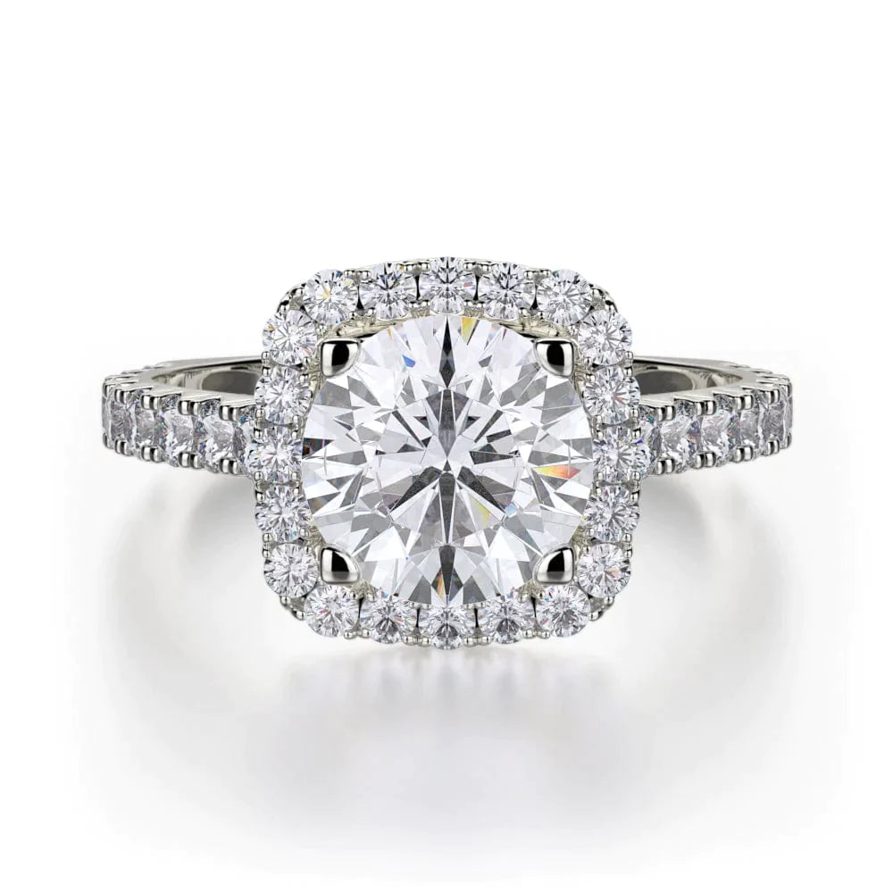 MICHAEL M Engagement Rings 18K White Gold Monaco R614-2 R614-2WG