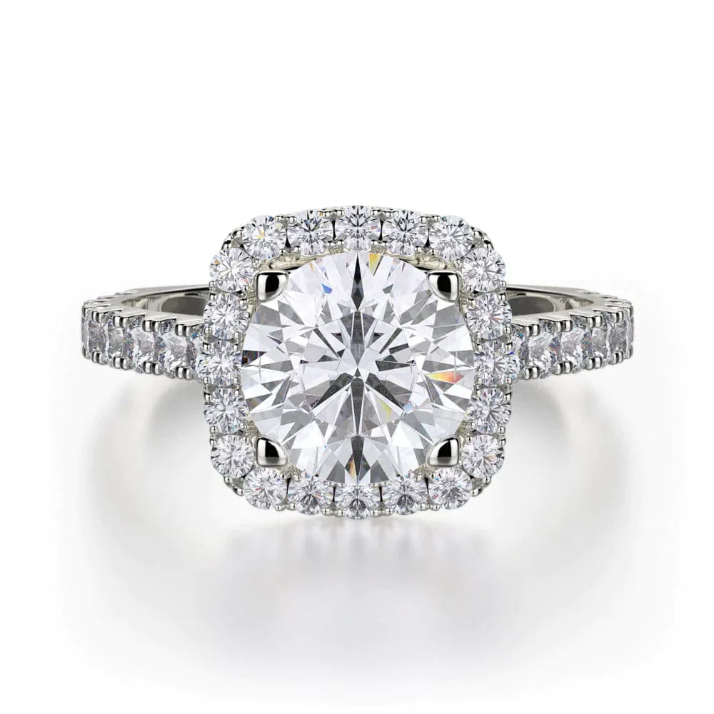 MICHAEL M Engagement Rings 18K White Gold Monaco R614-2 R614-2WG