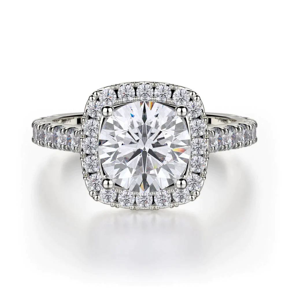 MICHAEL M Engagement Rings 18K White Gold Monaco R615-1.5 R615-1.5WG