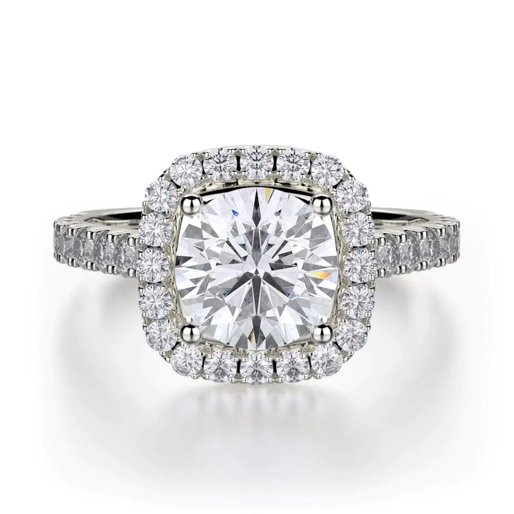 MICHAEL M Engagement Rings 18K White Gold Monaco R615-2 R615-2WG