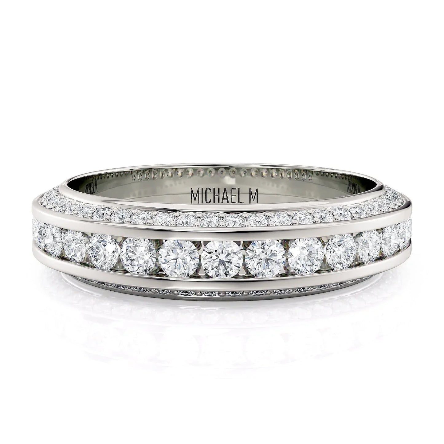 MICHAEL M Engagement Rings 18K White Gold R797B R797B