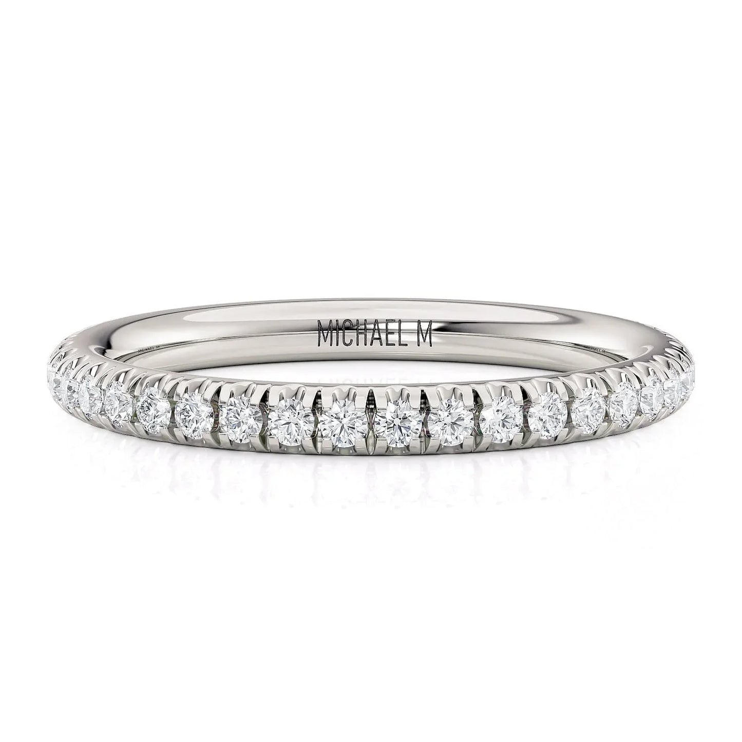 MICHAEL M Engagement Rings 18K White Gold R798B R798B