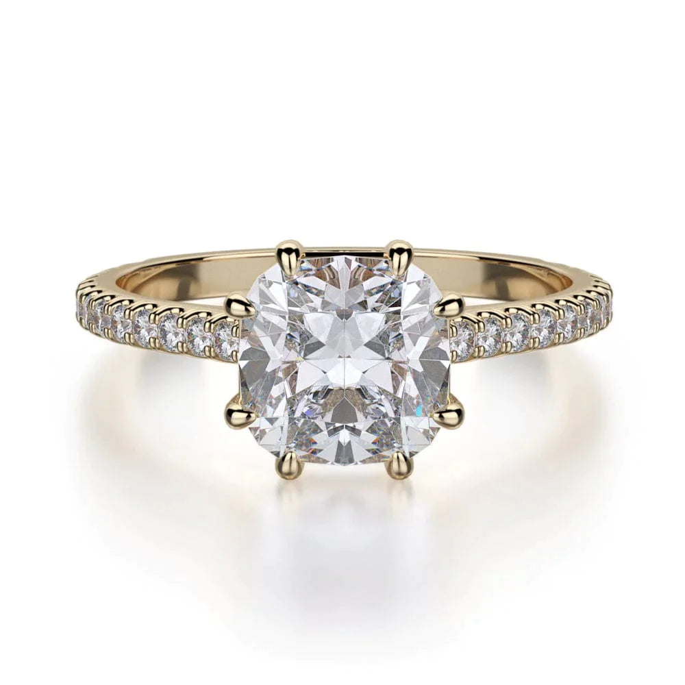 MICHAEL M Engagement Rings 18K Yellow Gold Crown R712-1.5 R712-1.5YG