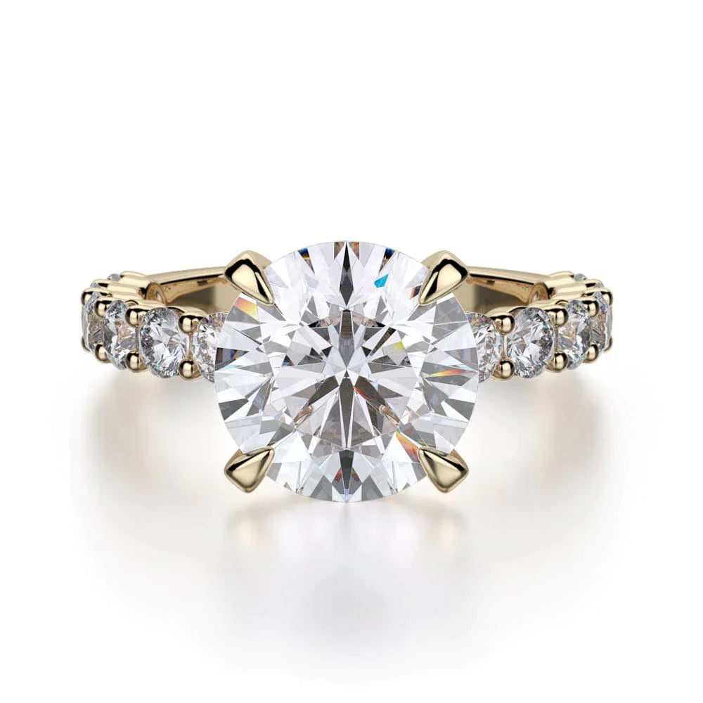 MICHAEL M Engagement Rings 18K Yellow Gold CROWN R736-3 R736-3YG