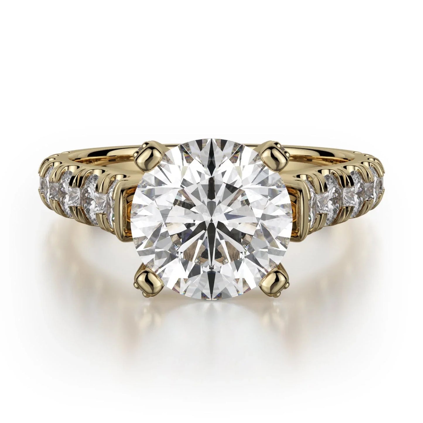 MICHAEL M Engagement Rings 18K Yellow Gold Europa R255-2 R255-2YG