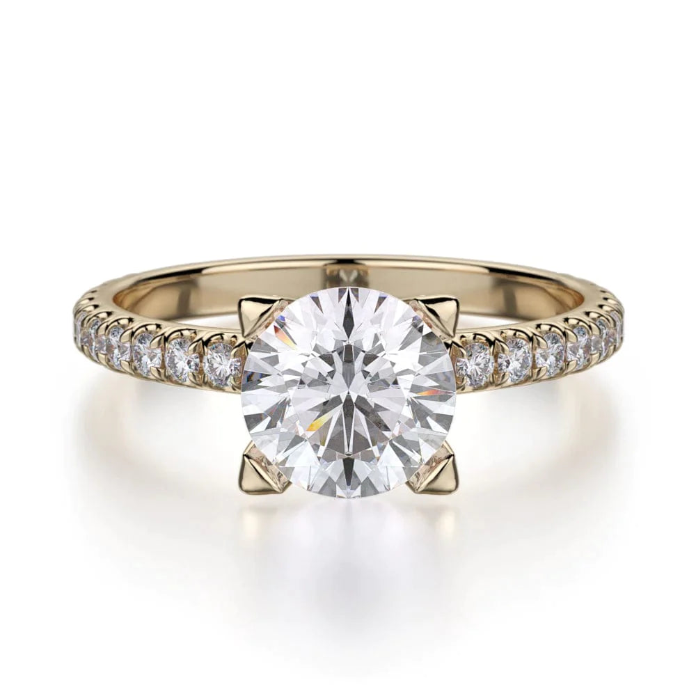 MICHAEL M Engagement Rings 18K Yellow Gold Europa R371-1 R371-1YG