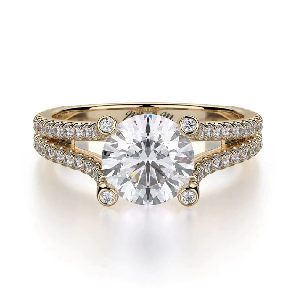 MICHAEL M Engagement Rings 18K Yellow Gold Europa R487-1 R487-1YG
