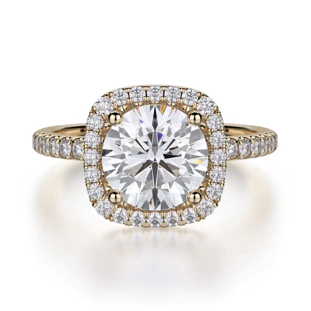 MICHAEL M Engagement Rings 18K Yellow Gold Europa R536S-1.5 R536S-1.5YG