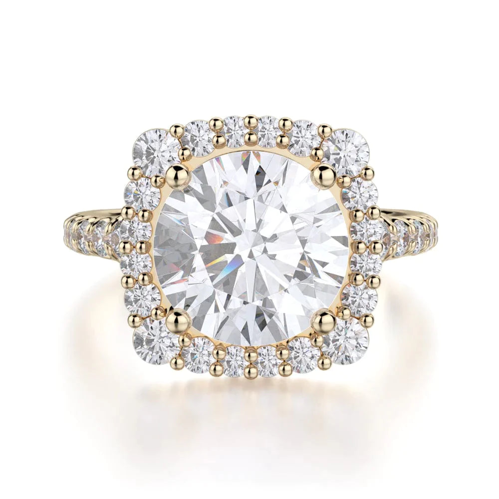 MICHAEL M Engagement Rings 18K Yellow Gold Europa R698-2 R698-2YG